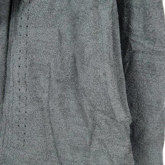 Barefoot Dreams CozyChic Ultra Lite Shawl Pointelle Cardigan Women's S/M NWT - Picture 5 of 9